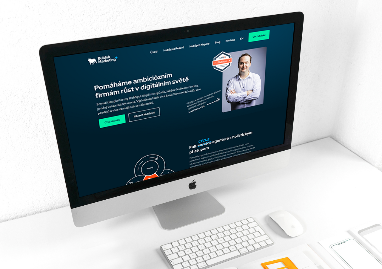 Website redesign BUldok Marketing